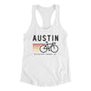 Austin Cycling Women's Racerback Tank-White-Allegiant Goods Co. Vintage Sports Apparel