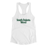 South Dakota Weed Women's Racerback Tank-Allegiant Goods Co. Vintage Sports Apparel