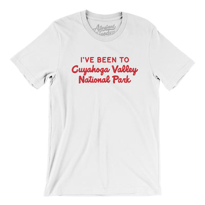 I've Been To Cuyahoga Valley National Park Men/Unisex T-Shirt-White-Allegiant Goods Co. Vintage Sports Apparel