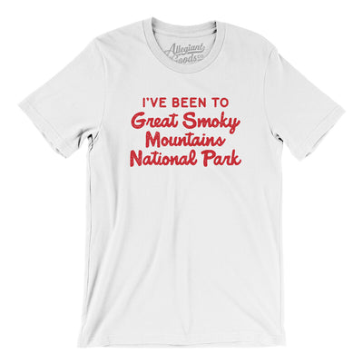 I've Been To Great Smoky Mountains National Park Men/Unisex T-Shirt-White-Allegiant Goods Co. Vintage Sports Apparel
