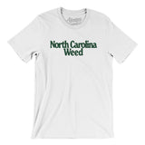 North Carolina Weed Men/Unisex T-Shirt-White-Allegiant Goods Co. Vintage Sports Apparel