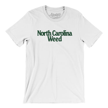 North Carolina Weed Men/Unisex T-Shirt-White-Allegiant Goods Co. Vintage Sports Apparel
