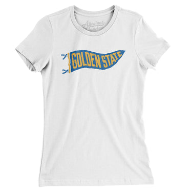 Golden State Pennant Women's T-Shirt-Allegiant Goods Co. Vintage Sports Apparel