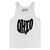 Ohio State Shape Text Men/Unisex Tank Top-Allegiant Goods Co. Vintage Sports Apparel
