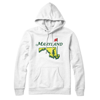 Maryland Golf Hoodie-White-Allegiant Goods Co. Vintage Sports Apparel