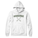 Albuquerque Golf Hoodie-White-Allegiant Goods Co. Vintage Sports Apparel