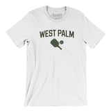 West Palm Pickleball Men/Unisex T-Shirt-White-Allegiant Goods Co. Vintage Sports Apparel