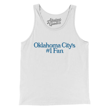 Oklahoma City's Number 1 Fan Men/Unisex Tank Top-Allegiant Goods Co. Vintage Sports Apparel
