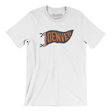 Denver Pennant Men/Unisex T-Shirt-Allegiant Goods Co. Vintage Sports Apparel