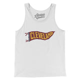 Cleveland Pennant Men/Unisex Tank Top-Allegiant Goods Co. Vintage Sports Apparel