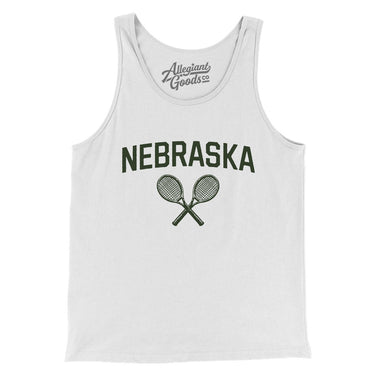 Nebraska Tennis in White Color
