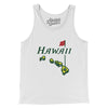 Hawaii Golf Men/Unisex Tank Top-White-Allegiant Goods Co. Vintage Sports Apparel