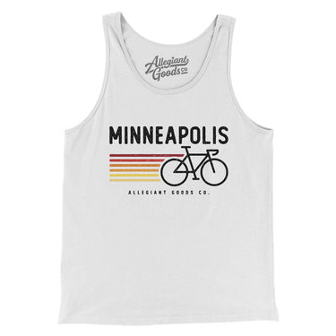 Minneapolis Cycling Men/Unisex Tank Top-Allegiant Goods Co. Vintage Sports Apparel