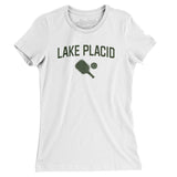 Lake Placid Pickleball Women's T-Shirt-White-Allegiant Goods Co. Vintage Sports Apparel