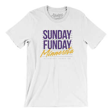 Sunday Funday Minnesota Men/Unisex T-Shirt-Allegiant Goods Co. Vintage Sports Apparel