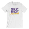 Sunday Funday Minnesota Men/Unisex T-Shirt-White-Allegiant Goods Co. Vintage Sports Apparel