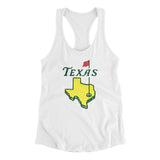 Texas Golf Women's Racerback Tank-Allegiant Goods Co. Vintage Sports Apparel