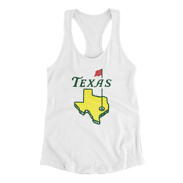 Texas Golf Women's Racerback Tank-Allegiant Goods Co. Vintage Sports Apparel