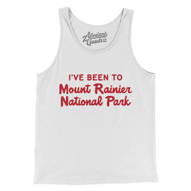 I've Been To Mount Rainier National Park Men/Unisex Tank Top-Allegiant Goods Co. Vintage Sports Apparel