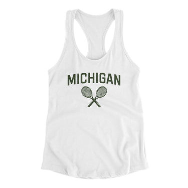 Michigan Tennis in White Color