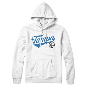 Tampa Vintage Script Hoodie-Allegiant Goods Co. Vintage Sports Apparel