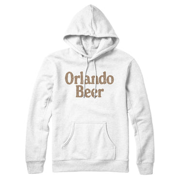 Orlando Beer Hoodie-White-Allegiant Goods Co. Vintage Sports Apparel
