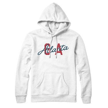 Atlanta Ga Overprinted Hoodie-Allegiant Goods Co. Vintage Sports Apparel