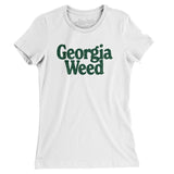 Georgia Weed Women's T-Shirt-White-Allegiant Goods Co. Vintage Sports Apparel