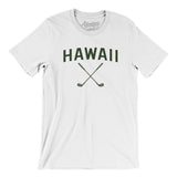 Hawaii Golf Men/Unisex T-Shirt-White-Allegiant Goods Co. Vintage Sports Apparel