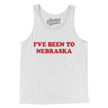 I've Been To Nebraska Men/Unisex Tank Top-Allegiant Goods Co. Vintage Sports Apparel