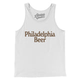 Philadelphia Beer Men/Unisex Tank Top-White-Allegiant Goods Co. Vintage Sports Apparel
