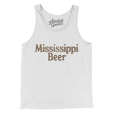 Mississippi Beer Men/Unisex Tank Top-White-Allegiant Goods Co. Vintage Sports Apparel
