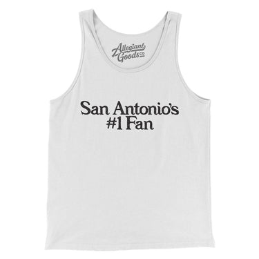 San Antonio's Number 1 Fan Men/Unisex Tank Top-Allegiant Goods Co. Vintage Sports Apparel