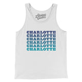 Charlotte Repeat Men/Unisex Tank Top-Allegiant Goods Co. Vintage Sports Apparel