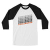 Stillwater Vintage Repeat Men/Unisex Raglan 3/4 Sleeve T-Shirt-White|Black-Allegiant Goods Co. Vintage Sports Apparel