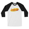 Louisville Seinfeld Men/Unisex Raglan 3/4 Sleeve T-Shirt-White|Black-Allegiant Goods Co. Vintage Sports Apparel