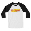 Cincinnati Seinfeld Men/Unisex Raglan 3/4 Sleeve T-Shirt-White|Black-Allegiant Goods Co. Vintage Sports Apparel