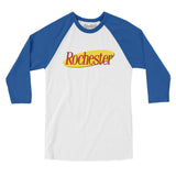 Rochester Seinfeld Men/Unisex Raglan 3/4 Sleeve T-Shirt-Allegiant Goods Co. Vintage Sports Apparel