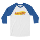 Kansas City Seinfeld Men/Unisex Raglan 3/4 Sleeve T-Shirt-Allegiant Goods Co. Vintage Sports Apparel
