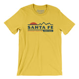 Santa Fe Mountain Sunset Men/Unisex T-Shirt-Yellow-Allegiant Goods Co. Vintage Sports Apparel