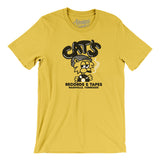 Cat's Records and Tapes in Yellow Color