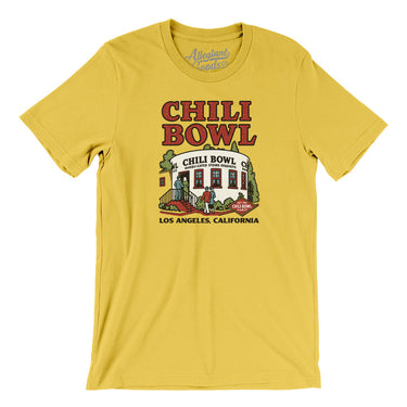 Chili Bowl Men/Unisex T-Shirt-Yellow-Allegiant Goods Co. Vintage Sports Apparel