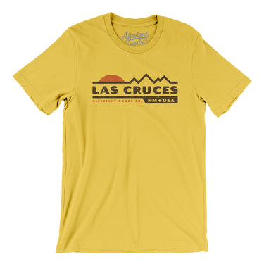 Las Cruces Mountain Sunset Men/Unisex T-Shirt-Yellow-Allegiant Goods Co. Vintage Sports Apparel