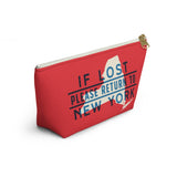 If Lost Return to New York Accessory Bag-Allegiant Goods Co. Vintage Sports Apparel