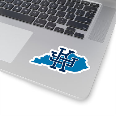 Kentucky Home State Sticker (Royal & Navy Blue)-Allegiant Goods Co. Vintage Sports Apparel