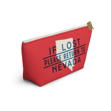 If Lost Return to Nevada Accessory Bag-Allegiant Goods Co. Vintage Sports Apparel