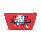If Lost Return to Alaska Accessory Bag-Allegiant Goods Co. Vintage Sports Apparel