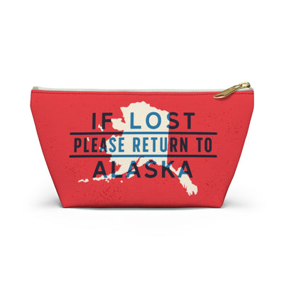 If Lost Return to Alaska Accessory Bag-Small-Allegiant Goods Co. Vintage Sports Apparel