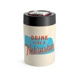 Drink Like A Nebraskan Can Cooler-Allegiant Goods Co. Vintage Sports Apparel