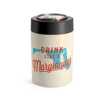 Drink Like A Marylander Can Cooler-12oz-Allegiant Goods Co. Vintage Sports Apparel